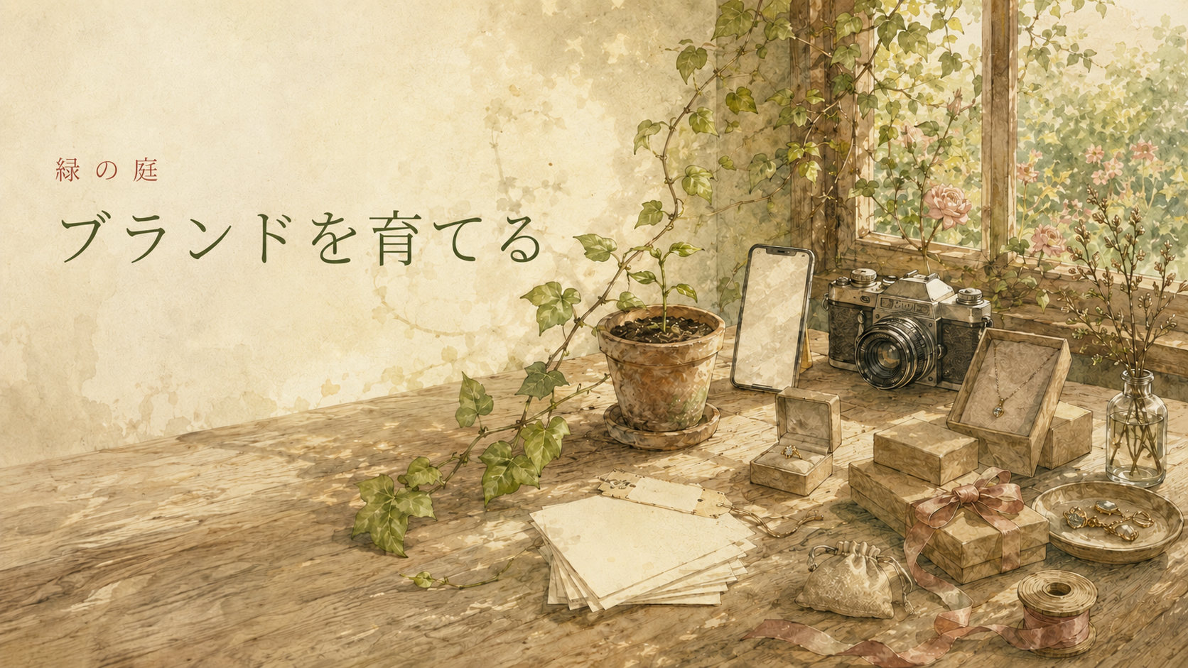 緑の庭・ブランドを育てる