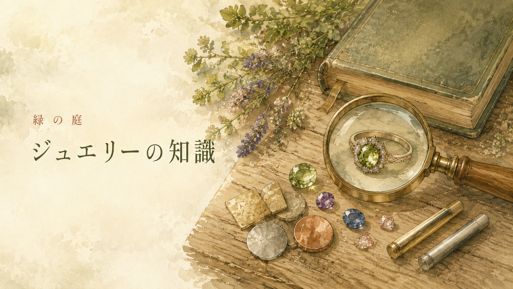 緑の庭・ジュエリーの知識